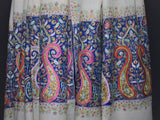 Hand embroidered pashmina shawl 40X80 inch paldar