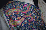Hand embroidered pashmina shawl 40X80 inch paldar