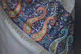 Hand embroidered pashmina shawl 40X80 inch paldar