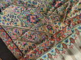Kani weave pashmina shawl stripe 40x80 inch