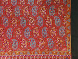 pashmina shawl Embroidered pink jamma kalamkari shawl