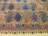 pashmina shawl Embroidered chinar jamma kalamkari shawl