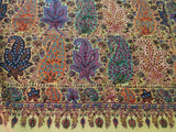 pashmina shawl Embroidered chinar jamma kalamkari shawl