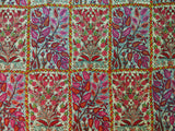 Embroidered pashmina white jamma gul shawl 40X80 inch
