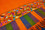 kani pashmina shawl paldar orange 40x80 inch