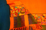 kani pashmina shawl paldar orange 40x80 inch