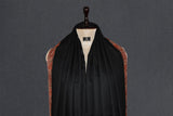 Fine wool Embroidered black shawl 40"x80"