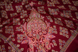 embroidered pashmina designdar shawl 40X80 inch