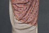 Pashmina Hand embroidered jammawar shawl 40"x80"