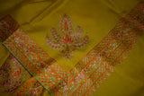 Fine wool Embroidered shawl 40"x80"