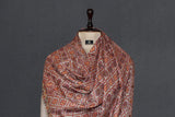 Pashmina Hand embroidered jammawar shawl 40"x80"