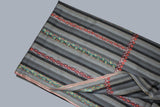 Fine wool Embroidered womens stripe shawl 40"x80"