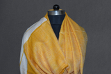 Pashmina handwoven lemon stole 28x80 inch