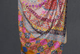 Pashmina kalamkari hanmade shawl 45x85 inch mehrab