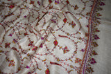 Pashmina embroidered stole 28x80 inch