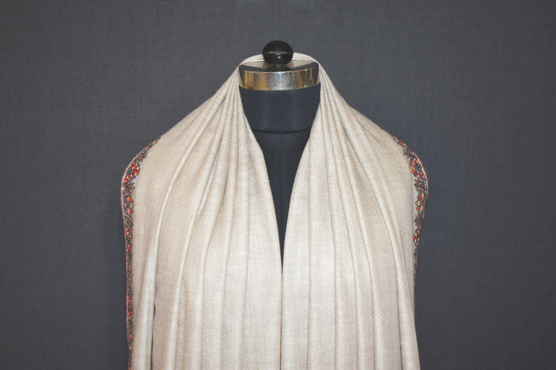 large size pashmina hand embroidery shawl