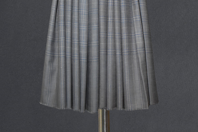 Handwoven pashmina check shawl 40x80 inch