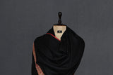 Antique pashmina stole black