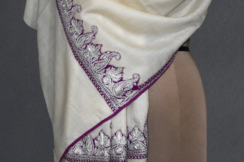 Pashmina tilla stole 28x80 inch