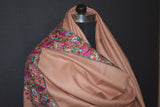 Pashmina Hand embroidered dordar shawl 40X80 inch