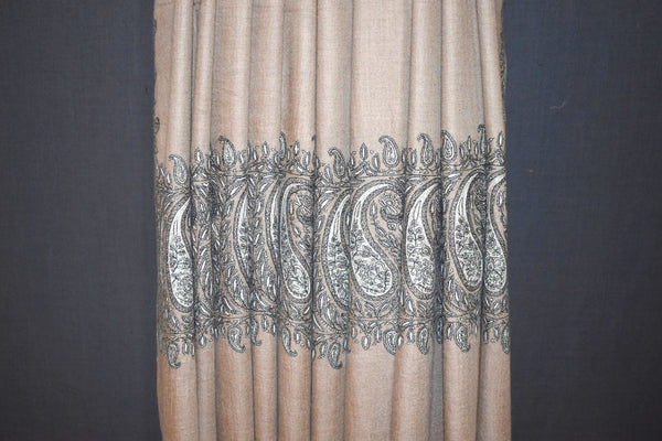 large size pashmina hand embroidery shawl