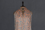 cashmere embroidered fine wool peach stole 28x80 inch