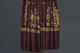 Fine wool Embroidered shawl 40"x80"