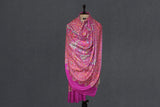 embroidered pashmina jammawar shawl 40X80 inch