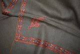 Pashmina embroidered stole 28x80 inch