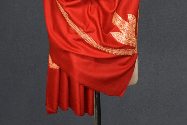 kashmiri pashmina tilla work shawl 40x80 inch