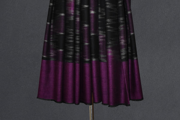 Handwoven pashmina ekat shawl 40x80 inch purple