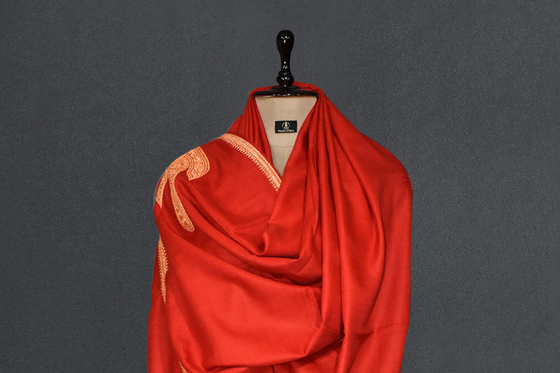 kashmiri pashmina tilla work shawl 40x80 inch