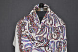 Pashmina Hand embroidered designdar shawl 40X80 inch