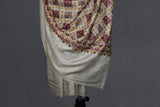 hand embroidered pashmina jammawar shawl 40X80 inch