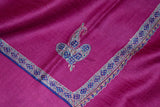 Pashmina embroidered stole 28x80 inch