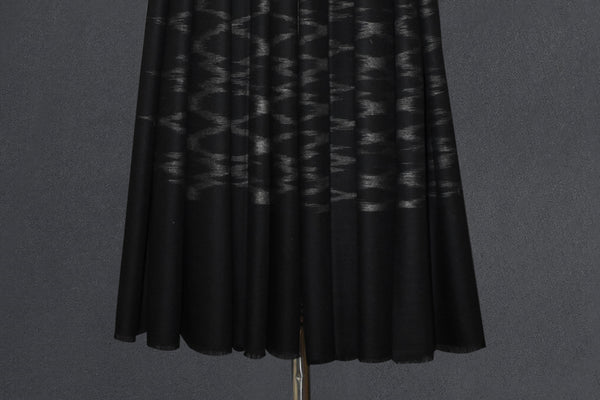 Handwoven pashmina ekat shawl 40x80 inch black