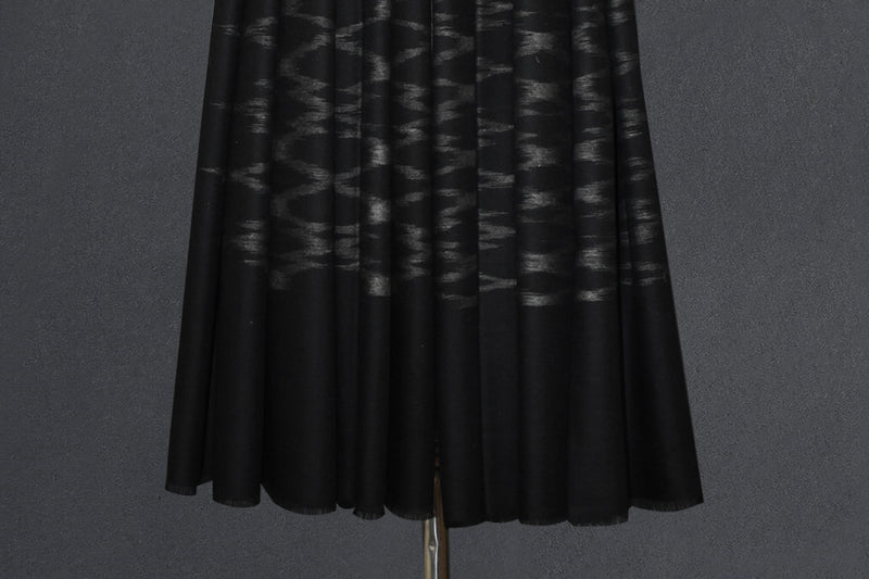 Handwoven pashmina ekat shawl 40x80 inch black