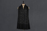 Handwoven pashmina ekat shawl 40x80 inch black