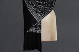 Pashmina embroidered stole 28x80 inch