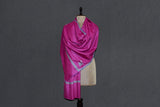 Pashmina embroidered stole 28x80 inch