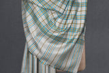 Handwoven pashmina check shawl 40x80 inch