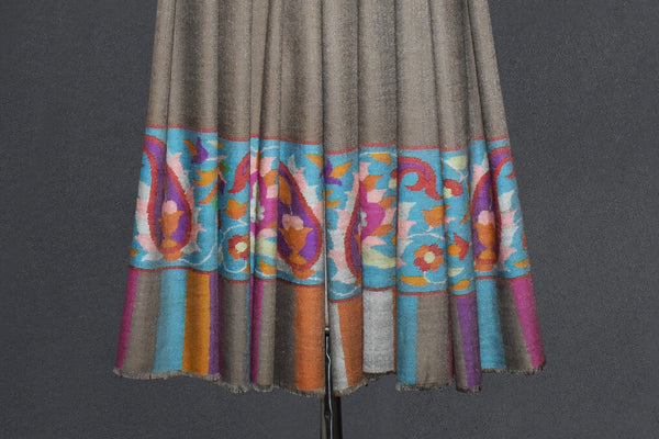 kani pashmina shawl paldar natural 40x80 inch