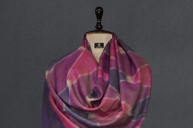 Pashmina handwoven ekat stole 28x80 inch