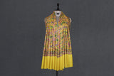 hand embroidered pashmina yellow jammawar shawl 40X80 inch