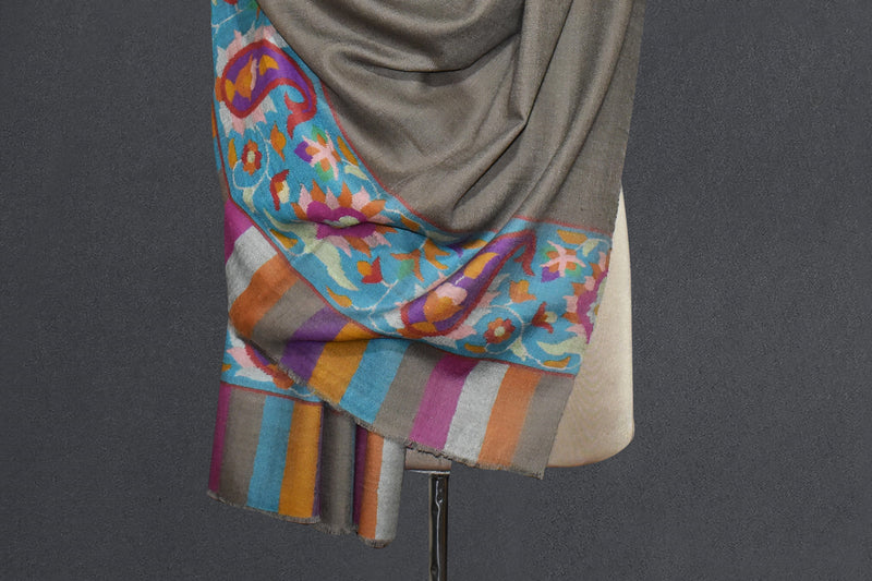 kani pashmina shawl paldar natural 40x80 inch
