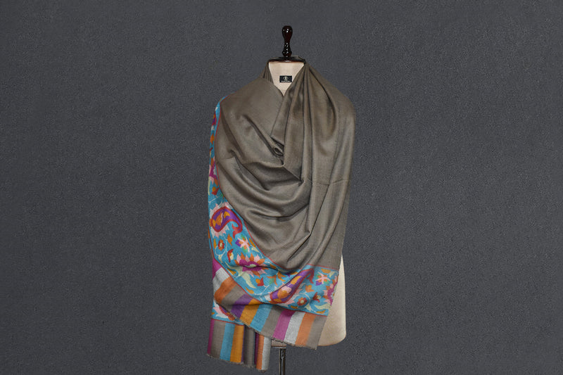 kani pashmina shawl paldar natural 40x80 inch