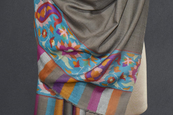 kani pashmina shawl paldar natural 40x80 inch