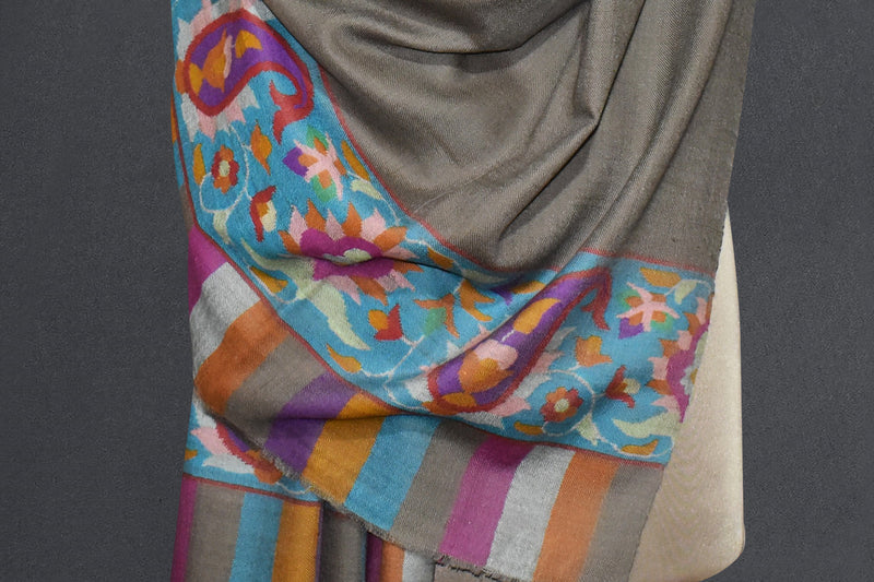 kani pashmina shawl paldar natural 40x80 inch