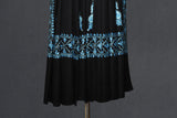 hand embroidered black shawl fine wool 40x80 inch