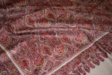 Hand embroidered pashmina jammawar shawl 40X80 inch